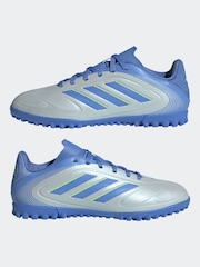 adidas Grey/Blue Kids Copa Pure 3 Club Turf Boots - Image 5 of 8