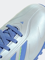 adidas Grey/Blue Kids Copa Pure 3 Club Turf Boots - Image 8 of 8