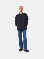 Whistles Blue Ida Short Quilted Coat - Image 3 of 5