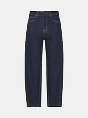 Whistles Blue Stretch Barrel Leg Jeans - Image 5 of 5