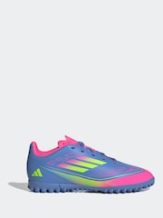 adidas Blue Kids F50 Club Turf Boots - Image 1 of 8