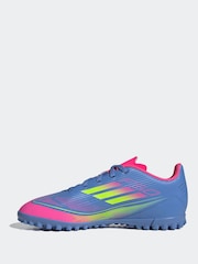 adidas Blue Kids F50 Club Turf Boots - Image 7 of 8