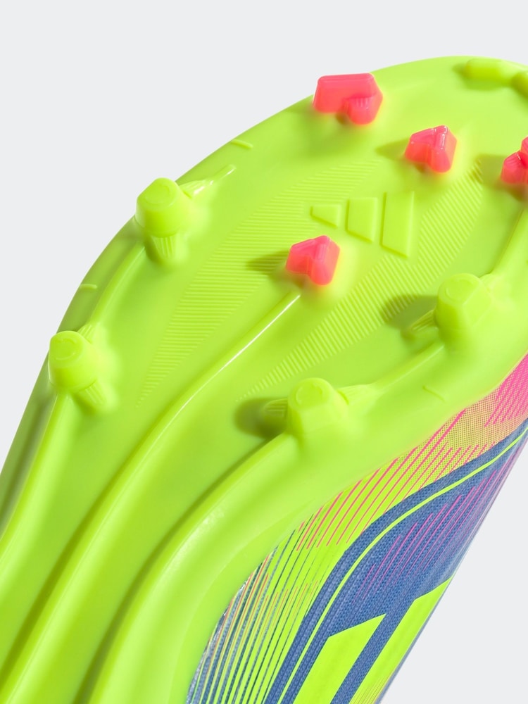 adidas Blue Kids F50 League Laceless Firm/Multi-Ground Boots - Image 9 of 9