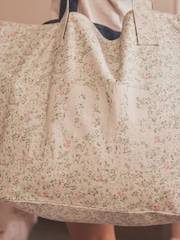 Shabby Chic by Rachel Ashwell® Blue Reversible Denim Tote Bag - Image 3 of 3