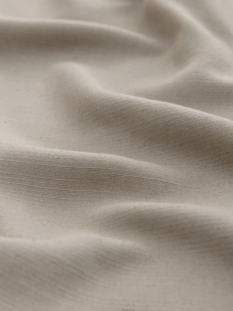 Khaki Green Short Sleeve Shirt with Linen - Image 6 of 7