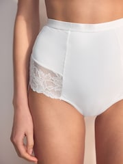 Белый/нюдовый - Shaping Lace Knickers 2 Pack - Изображение 5 из 10