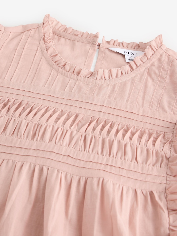 Rosa - Ruffle Short Sleeve Blouse - Imagen 8 de 8 Rosa - Ruffle Short Sleeve Blouse - Imagen 8 de 8