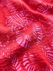 Rouge imprimé homard - T-shirt coupe droite texturé - Image 6 de 7
