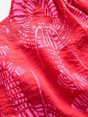 Rouge imprimé homard - T-shirt coupe droite texturé - Image 7 de 7