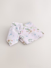 Pink Tie and Pocket Square Set - Image 1 of 4