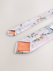Pink Tie and Pocket Square Set - Image 3 of 4