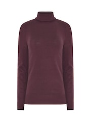 Long Tall Sally Red Roll Neck Jumper - Image 5 of 5