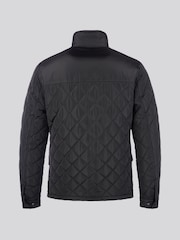 U.S. Polo Assn Black U.S. Polo Assn. Mens Diamond Quilted Funnel Black Jacket - Image 8 of 11