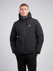U.S. Polo Assn Black U.S. Polo Assn. Mens Smart Padded Black Jacket - Image 6 of 12