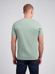 U.S. Polo Assn Green U.S. Polo Assn. Mens Signature 100% Cotton Arch Print White T-Shirt - Image 3 of 7