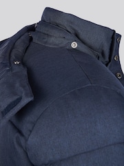 U.S. Polo Assn. Blue Mens Textured Winter Puffer Jacket - Image 11 of 12