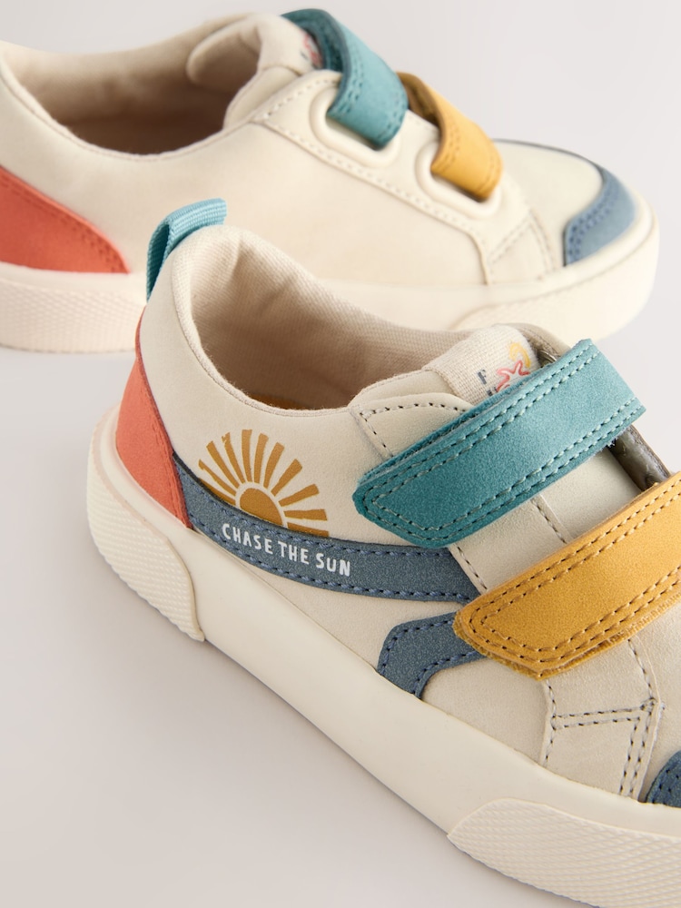 Neutral Colour Block Touch Fastening Trainers - Image 5 of 5 Neutral Colour Block Touch Fastening Trainers - Image 5 of 5