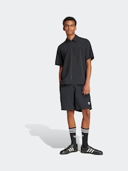 Negro - adidas Originals Trefoil Essentials Woven Cargo Shorts - Imagen 3 de 6