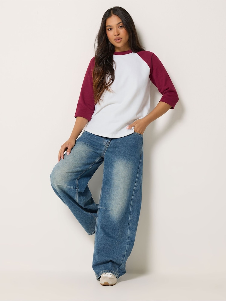 PixieGirl Petite Red Raglan T-Shirt - Image 2 of 6