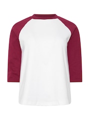 PixieGirl Petite Red Raglan T-Shirt - Image 5 of 6