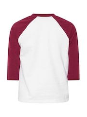 PixieGirl Petite Red Raglan T-Shirt - Image 6 of 6