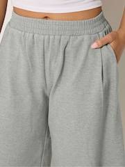 PixieGirl Petite Grey Brushed Barrel Leg Trousers - Image 4 of 6