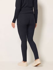 Long Tall Sally Blue Robbed Pocket Leggings - Image 3 of 6