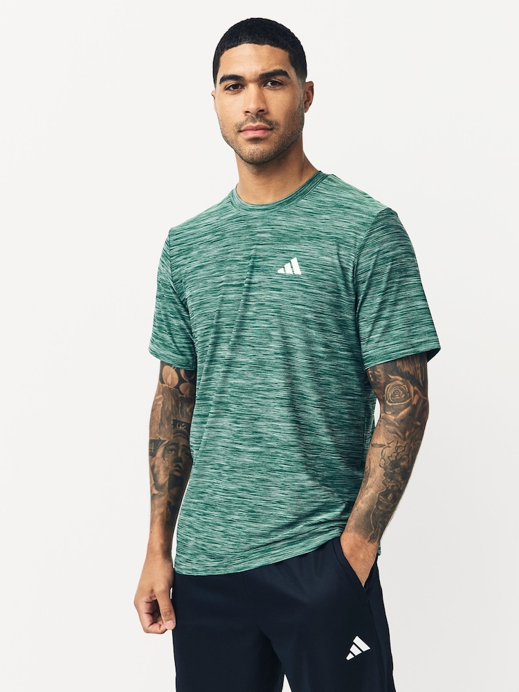 adidas Green Train Essentials Stretch Training T-Shirt - Image 1 of 6 adidas Green Train Essentials Stretch Training T-Shirt - Image 1 of 6