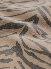 Tiger Print Straight Leg 100% Cotton Jeans - Image 8 of 8