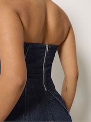 PixieGirl Petite Blue Bandeau Top - Image 4 of 6