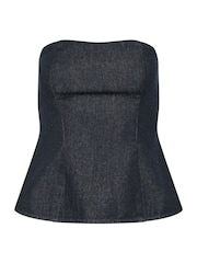 PixieGirl Petite Blue Bandeau Top - Image 5 of 6