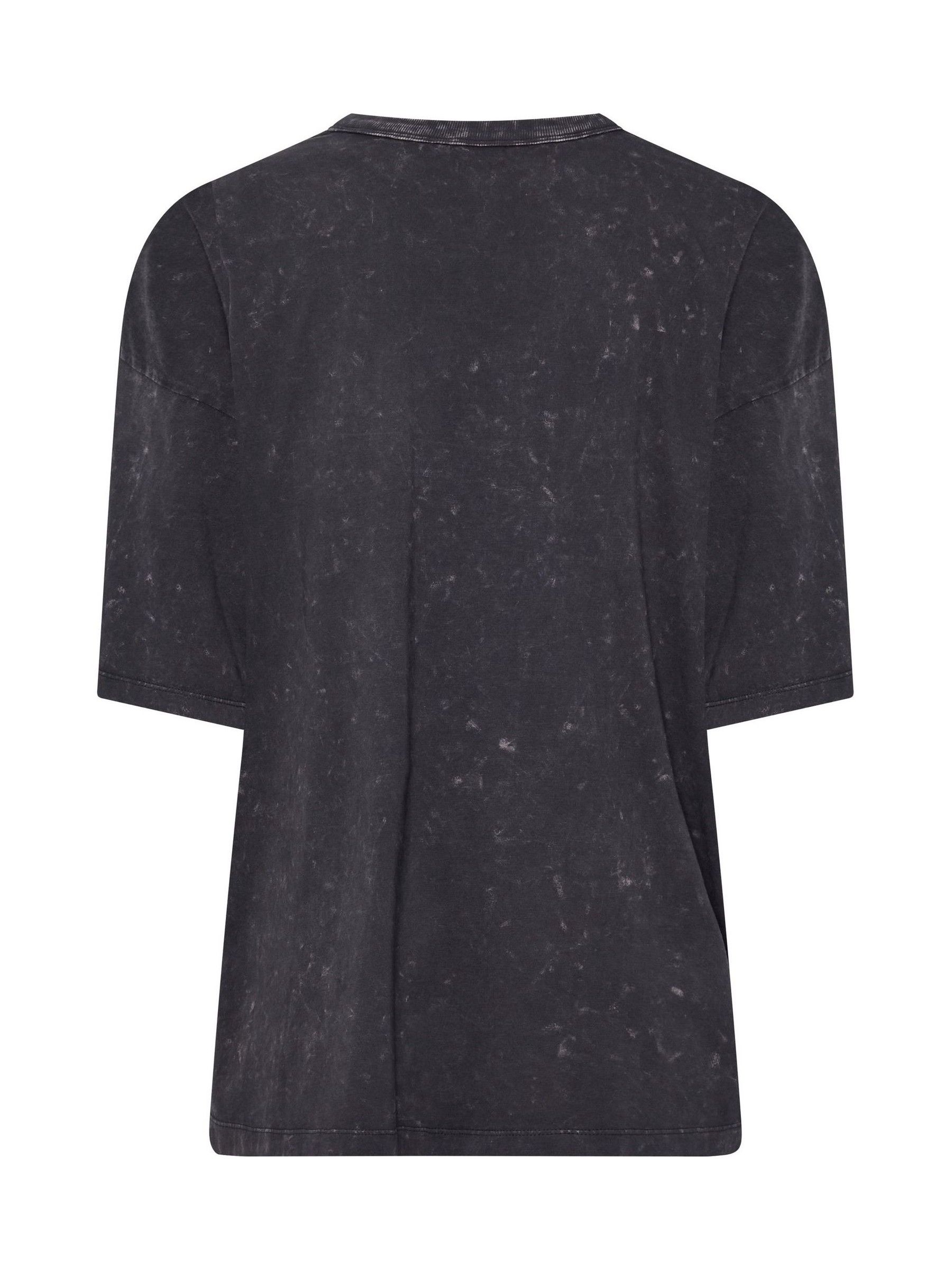Buy Yours Curve Grey Acid Wash Boxy Daisy Print T-Shirt from Next USA
