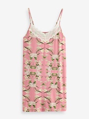 B by Ted Baker Pink Floral/Cream Viscose Jersey Slips 2 Pack - Image 11 of 16