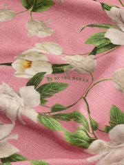 B by Ted Baker Pink Floral/Cream Viscose Jersey Slips 2 Pack - Image 12 of 16