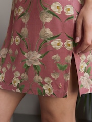 B by Ted Baker Pink Floral/Cream Viscose Jersey Slips 2 Pack - Image 7 of 16