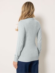 Long Tall Sally Grey Roll Neck Jumper - Image 3 of 6