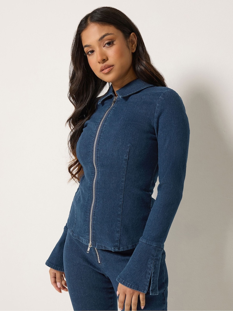 PixieGirl Petite Fitted Zip Jacket - Obraz 1 z 6 PixieGirl Petite Fitted Zip Jacket - Obraz 1 z 6