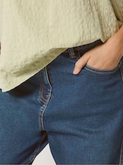 M&Co Blue Barrel Leg Jeans - Image 4 of 5
