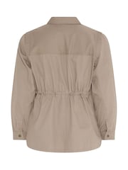 Yours Curve Natural Carpenter Jacket - Image 6 of 6