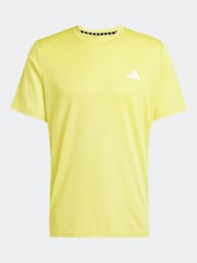 adidas Yellow Train Essentials Training T-Shirt - Image 6 of 6