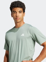 adidas Sage Green Train Essentials Training T-Shirt - Image 4 of 6