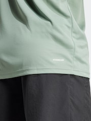 adidas Sage Green Train Essentials Training T-Shirt - Image 5 of 6