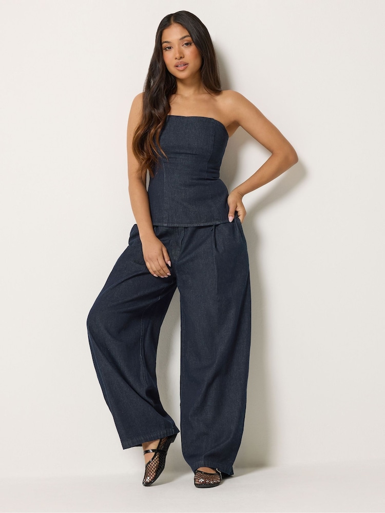 PixieGirl Petite Slant Pocket Pleated Wide Leg Trousers - Bild 1 von 6 PixieGirl Petite Slant Pocket Pleated Wide Leg Trousers - Bild 1 von 6