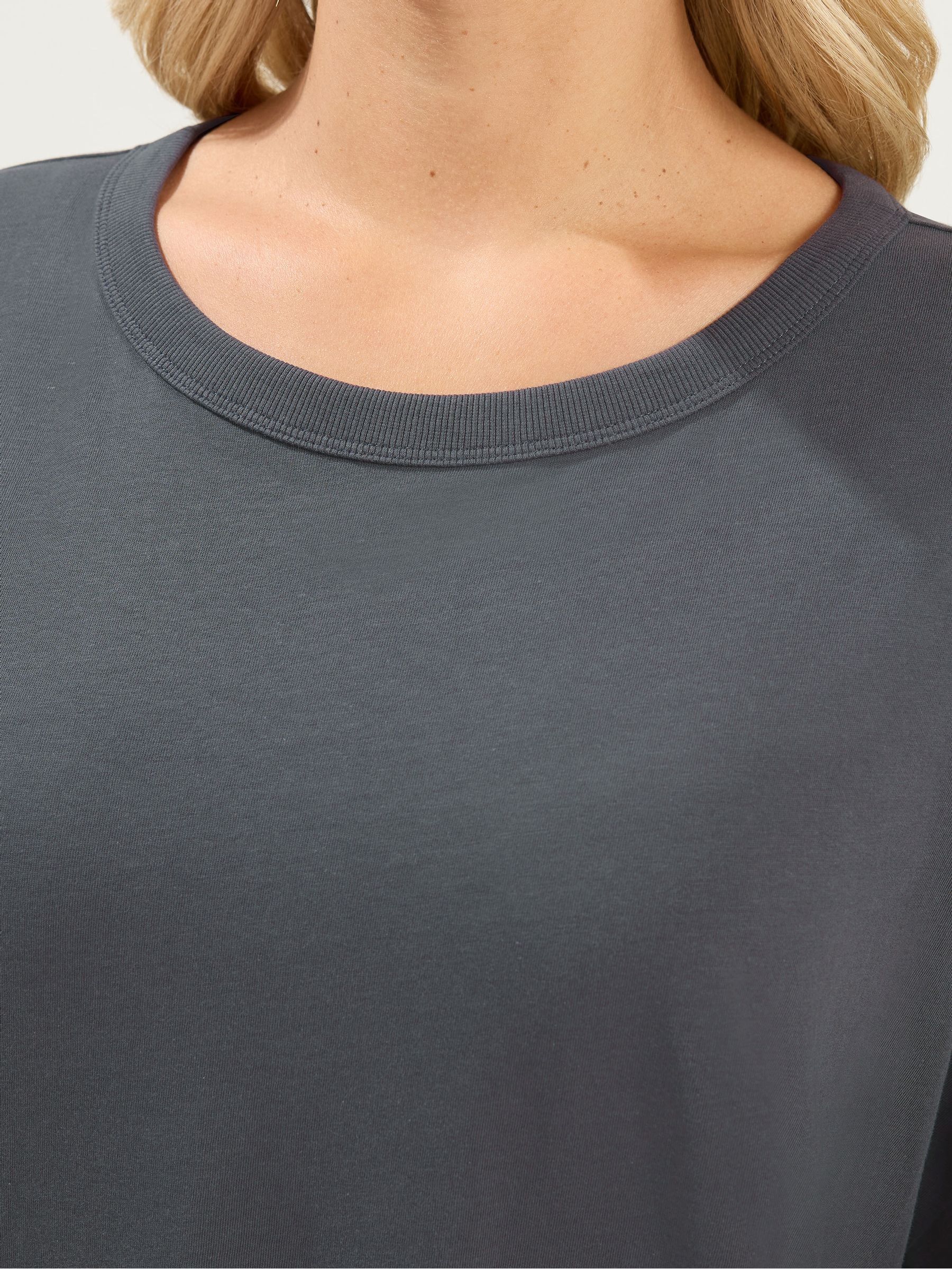 Buy Yours Curve Grey Oversized Boxy T-Shirt from Next USA