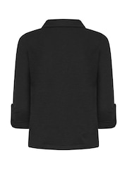 PixieGirl Petite Black Button Cotton Shirt - Image 6 of 6