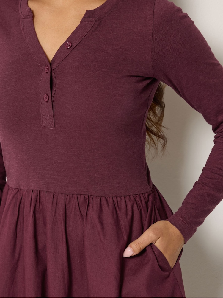 petite cotton knit dresses Petite Revery Cotton Knit Dress Cloud