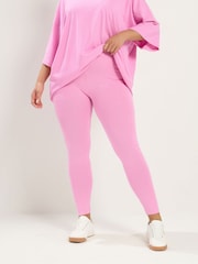 Yours Curve Pink Leggings - Image 2 of 6