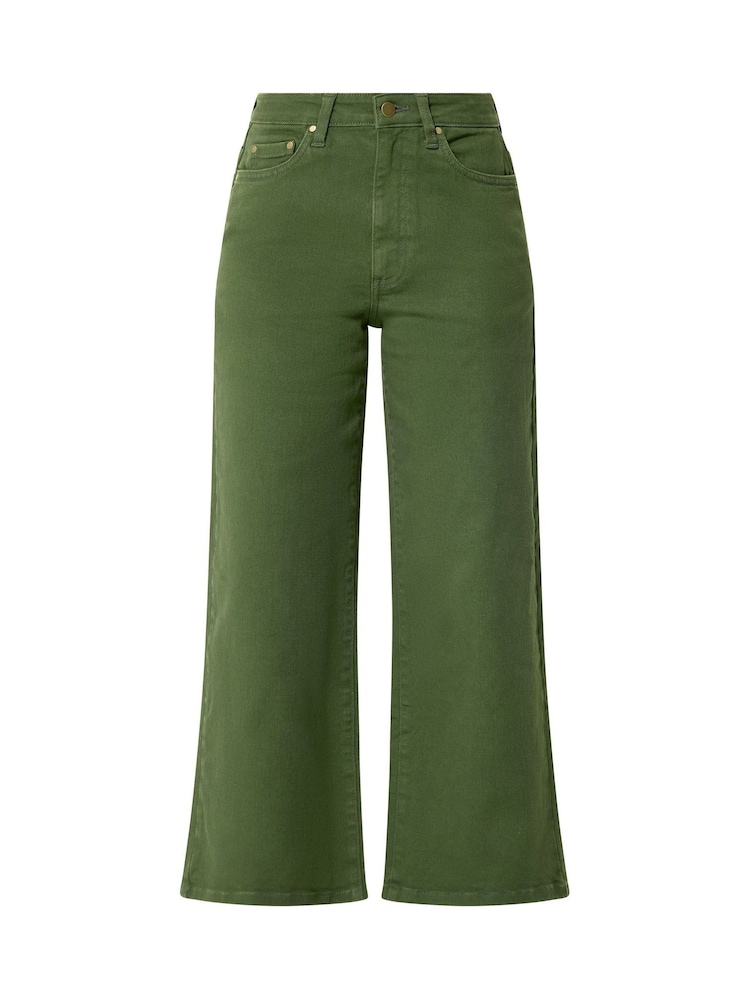 M&Co Green Petite Wide Leg Jeans - Image 5 of 5 M&Co Green Petite Wide Leg Jeans - Image 5 of 5