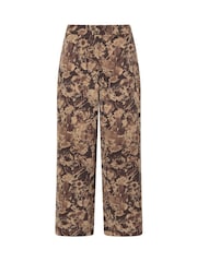 PixieGirl Petite Brown Wide Leg Trousers - Image 5 of 6
