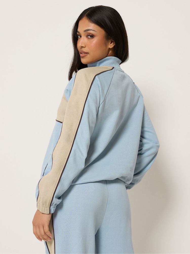 PixieGirl Petite Colourblock Quarter Zip Sweatshirt - Εικόνα 2 του 6